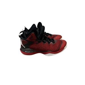 Nike Air Jordan Basketball Shoes Red Black Men's Size 8 Athletic Sneakers
